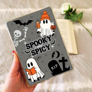 Halloween Kindle Case Insert: Spooky Ghost Bookish Decor (PDF Download)