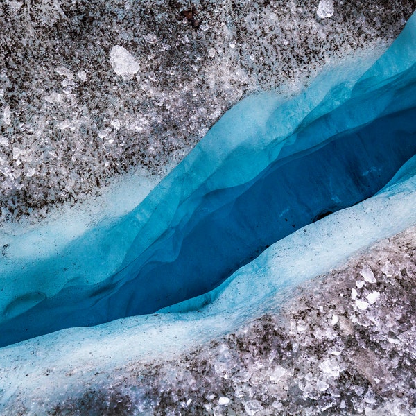 Ice Geode - Landscape Photography Home Decor