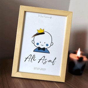 Customised Baby Keepsake | Baby&#39;s First Haircut | Baby Gift | Baby Room Decor | Newborn Gift | Personalized Child&#39;s First Haircut Keepsake