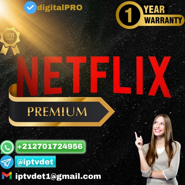 Netflix Account || Netflix 4K Ultra Premium For 12 Months || Offer Ends Soon