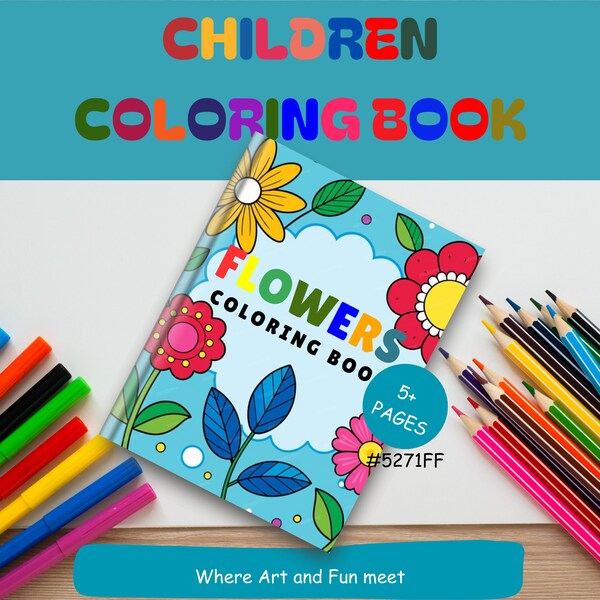 Children Coloring Book | coloring book | coloring pages | instant download | gifts for kids | busy book | kindergarten books | printables