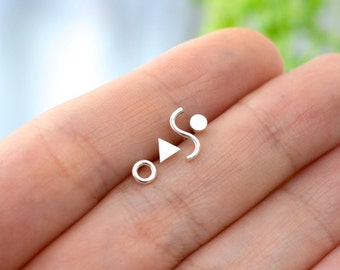 Mismatched Dot Stud Earrings Mismatched Dot Stud Earrings
