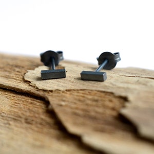 Clous d'oreilles, clous d'oreilles barre, boucles d'oreilles minimalistes, boucles d'oreilles géométriques, boucles d'oreilles délicates