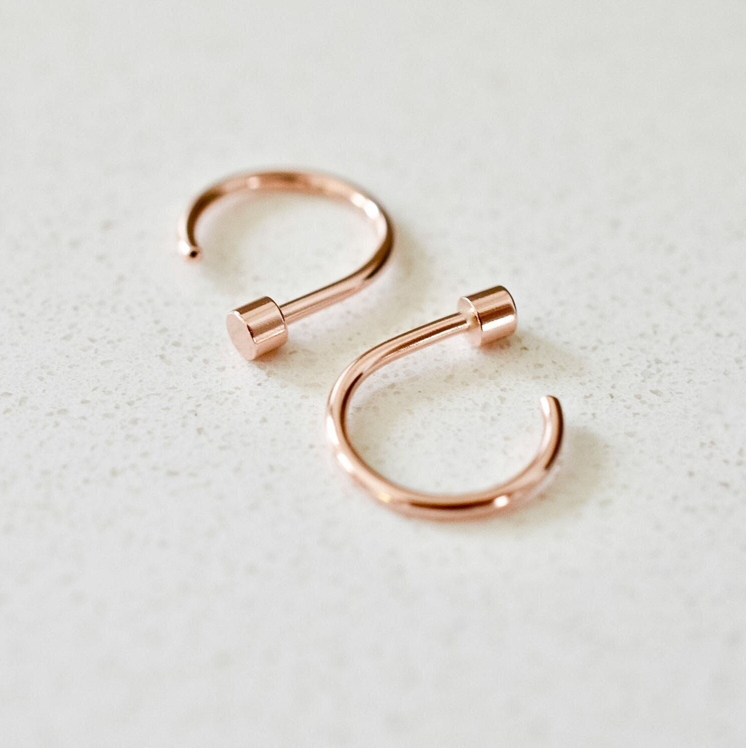 Anelli Anello Bamboo Oro Rosa 9kt