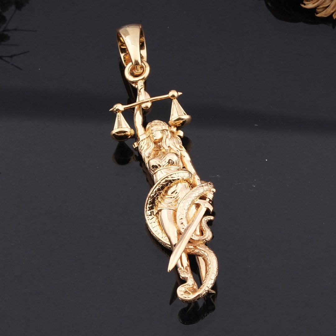 14K Yellow Gold Plated, Justice is Blind Pendant, Lady Justice Necklace Memorial Gift, Charm Pendant ,law Lawyer Judge ,gold Lady Justice - Etsy 14K Yellow Gold Plated, Justice is Blind Pendant, Lady Justice Necklace Memorial Gift, Charm Pendant ,law Lawyer Judge ,gold Lady Justice - Etsy