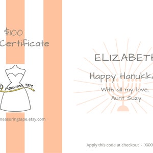 Customisable Gift Certificate Choose your own amount. image 3