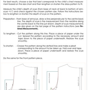PDF Sewing Patterns for Girls Little Chi Pao Wrap Dress with mandarin collar in MULTI SIZES Festive image 7