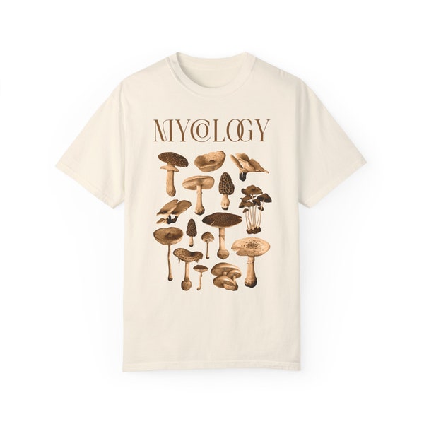 Mycology Shirt, Aesthetic Mushroom Shirt, Magic Mushroom Shirt, Botanical Shirt, Cottagecore Shirt, Nature Lover Mushroom Tee, Fungus Shirt