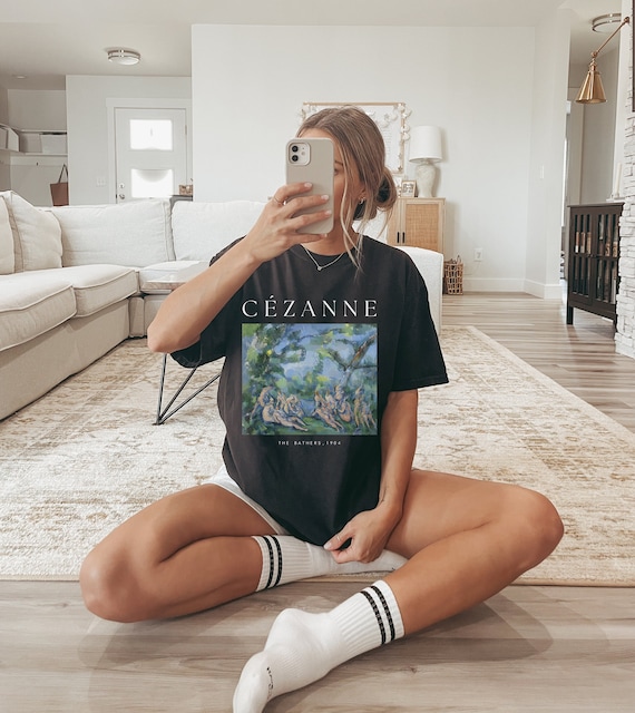Cezanne T-Shirt, The Bathers, Art Painting Tee, Art History, Fine Art Clothes, Aesthetic Art Tshirt, Unisex, Artist Gift, Gift for Artist