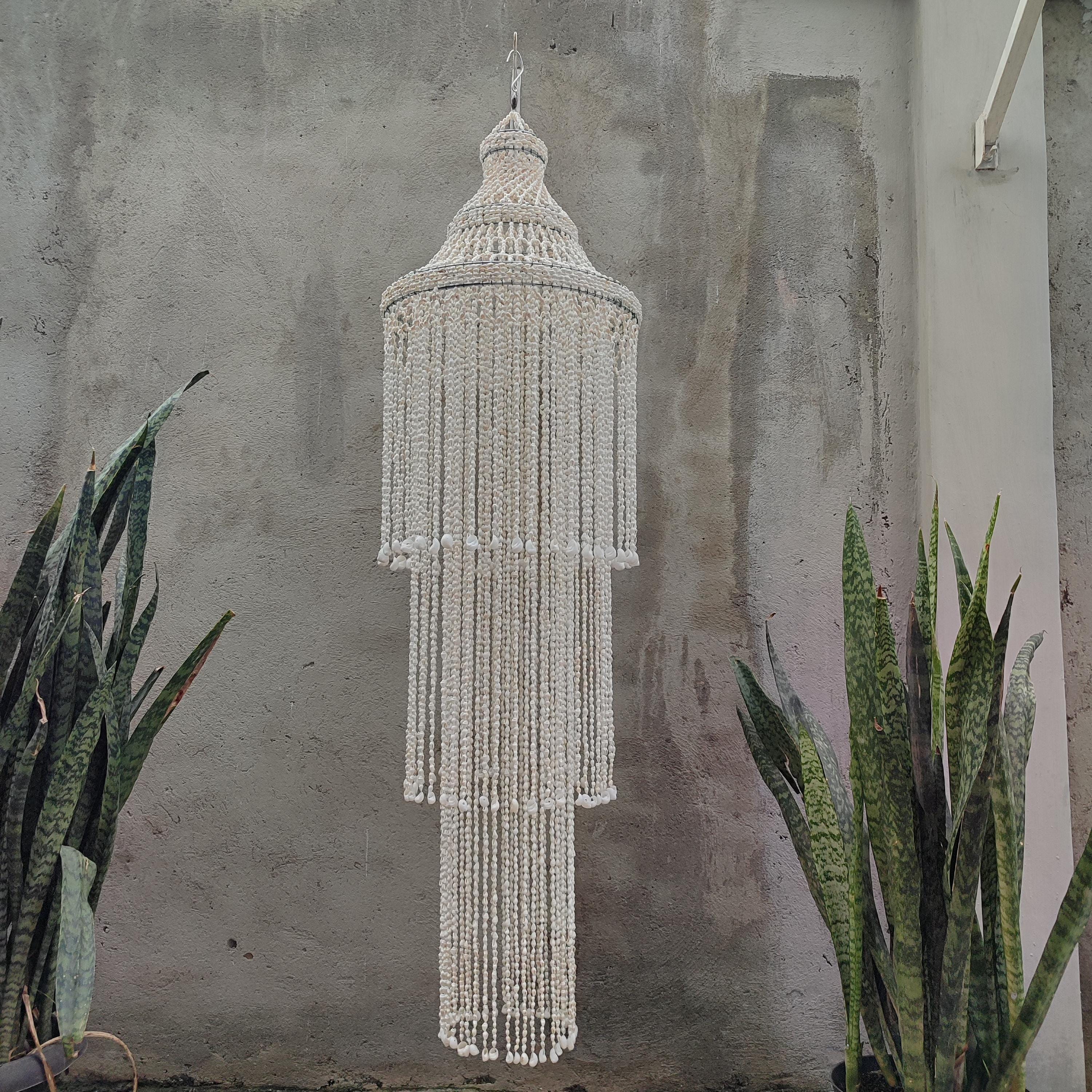 Natural Seashell Chandelier, Seashells Decoration, Shell Wind Chimes - Etsy