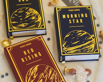 Red Rising Triology (Books 1-3) Rebind - Special Edition - Handmade - English & German