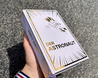 Hail Mary (The Astronaut) Rebind - Andy Weir - Edición especial - Hecho a mano - Inglés y alemán