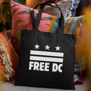 Free DC Cotton Canvas Tote Bag