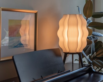 HIKARIBANA LAMP Moonlit Ivory | Perfect Gift Idea | PRISMA Lab | Unique Design Lamp | Lamp Shade | Table Lamp