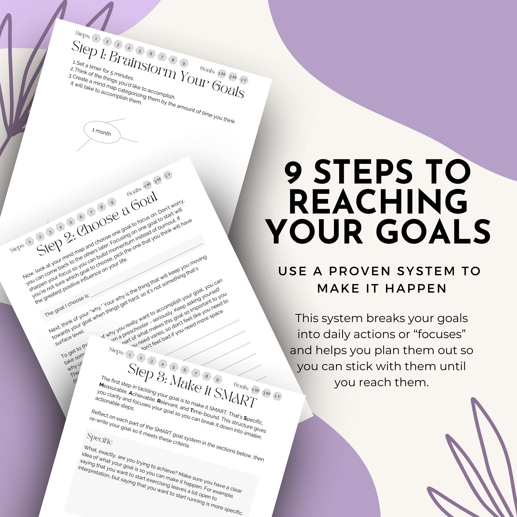 Ultimate Goal Setting Workbook for Kindle Scribe - 9 Steps to Achieving ...