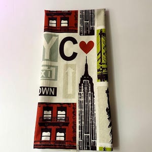 NYC Tea Towel, housewarming, Holiday Gift, Made in New York, Vintage pics NYC