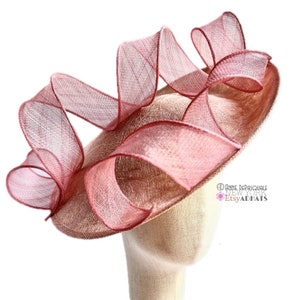 Pink Hat, Wedding, Derby, Ladies hat
