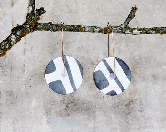 Porcelain earrings