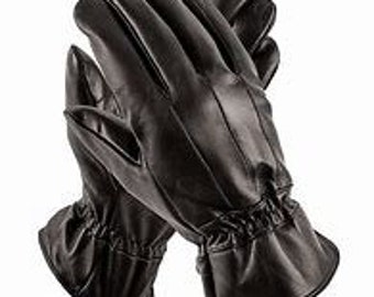 Black Leather GLOVES