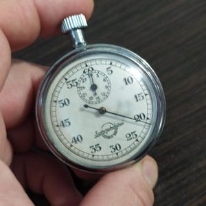 Vintage stopwatch Zlatousovsky t Soviet stopwatch Original USSR Selling as not working, for restoration.