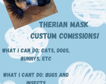 custom Therian mask commission!