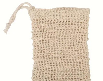 Natural Sisal Soap Saver Bag Pouch