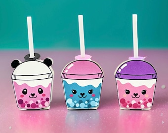 Boba Lollipop Holders | Party Favours Kids Party