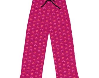 Pantalon de pyjama à motifs colorés pour femme Vêtements de détente légers Vêtements de nuit confortables Pyjamas coupe décontractée Vêtements de détente pour femme Cadeau pour elle