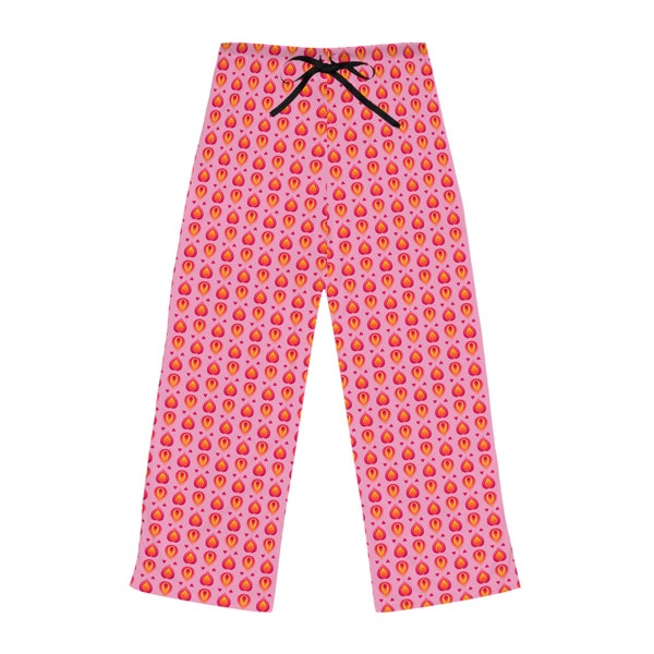 Women's Colorful Patterned Pajama Pants Lightweight Lounge Wear Cozy Sleepwear Relaxed Fit Pajamas Home Lounge Wear Gift for Her