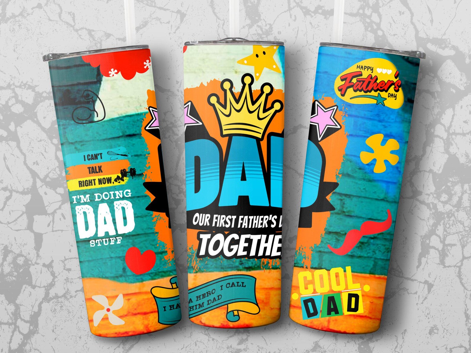 Father's Day Tumbler Wrap PNG, Dad Tumbler Design, Digital Download ...