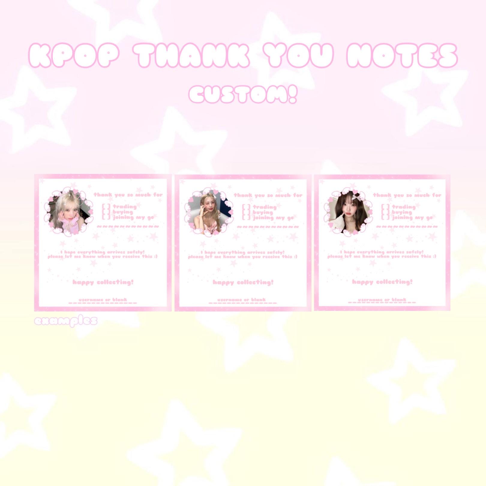 Bts Thank You Cards - Etsy