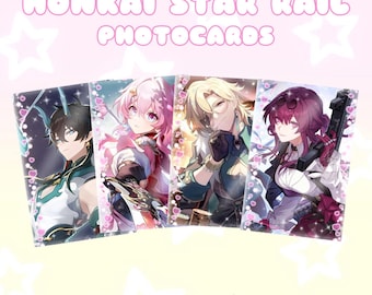 Honkai Star Rail Photocards Handmade Kpop Style Dan Heng Imbibitor Lunae Aventurine Sunday Kafka  Anime Merch Kawaii Korean Stationery Sets