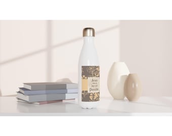 Jesus Makes the Impossible Possible Water Bottle - Christian Inspirational Gift - Motivational Stainless Steel Flask