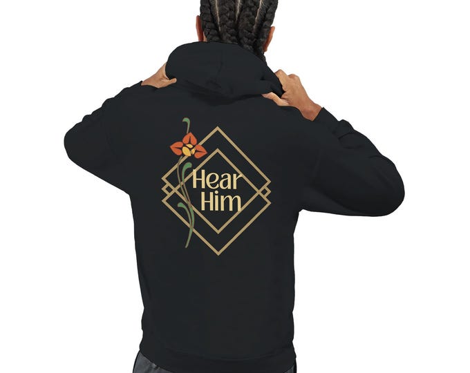 Hear Him Hoodie - Cozy Christian Apparel for Faithful Activities - Perfect Spiritual Gift!