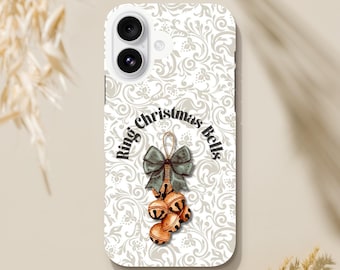Vintage Christmas Bells Phone Case - Holiday Party Accessories - Festive Carols & Cheer