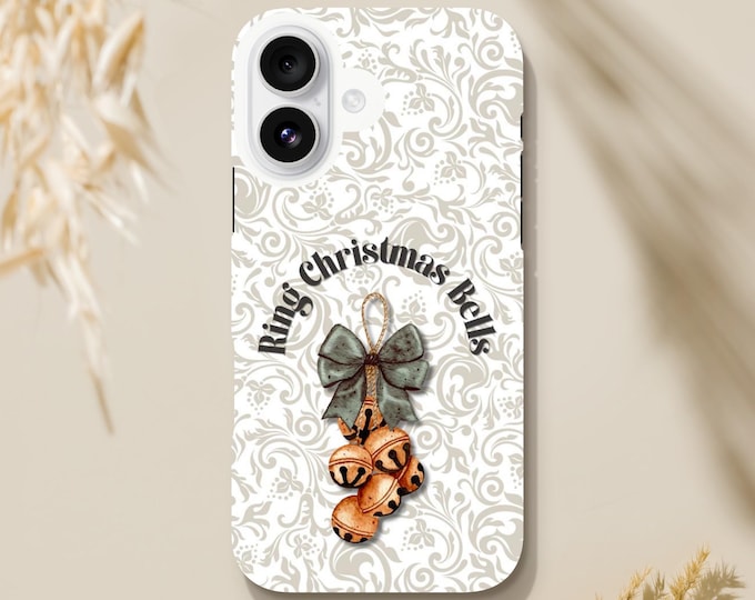 Vintage Christmas Bells Phone Case - Holiday Party Accessories - Festive Carols & Cheer