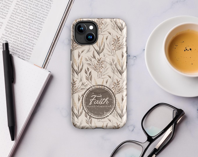 Faith Moves Mountains - MagSafe® tough case for iPhone®