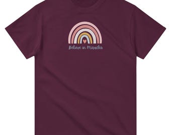 Believe in Miracles T-Shirt - Christian Clothing - Be The Miracle Tee - Inspirational Gift