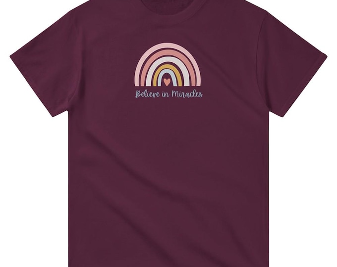Believe in Miracles T-Shirt - Christian Clothing - Be The Miracle Tee - Inspirational Gift