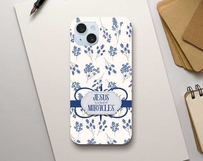Jesus is A God of Miracles iPhone Case - Christian Lifestyle - Inspirational Gift for Young Women