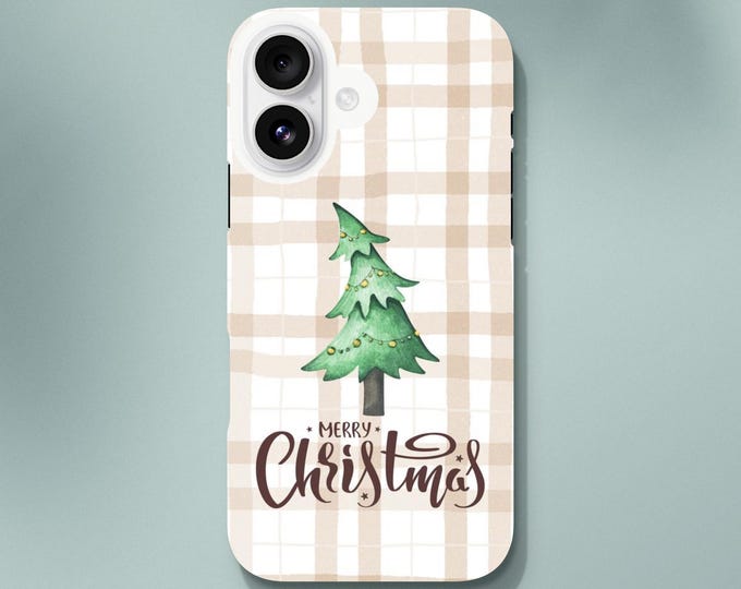 Merry Christmas Phone Case | Holiday Cheer Bling | Festive Gift for Her