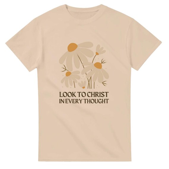Look To Christ T-Shirt - Christian Apparel, Inspirational Youth Theme 2025