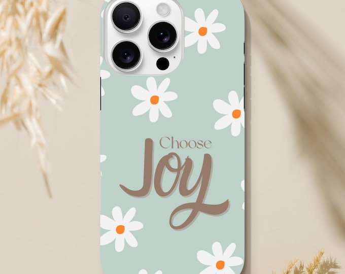 Choose Joy iPhone Case - Inspirational Accessories for Daily Motivation