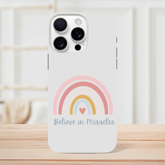 Believe in Miracles iPhone Case - Inspirational Christian Theme - Youth and Church Activities