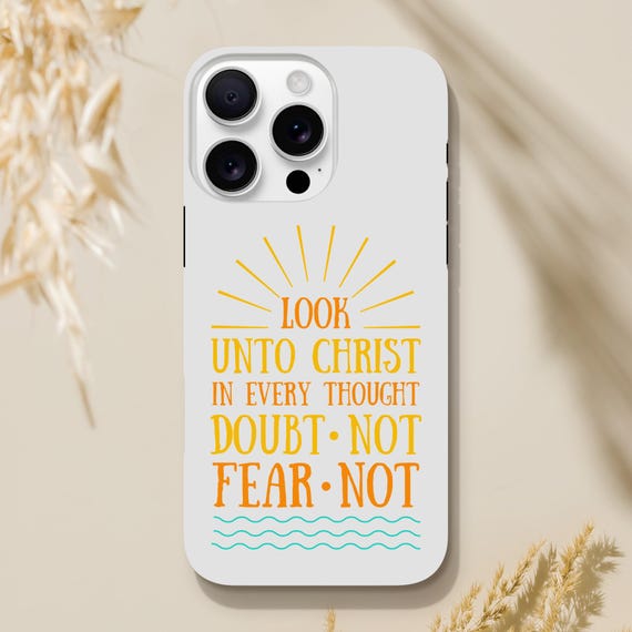 Look to Christ in Every Thought - iPhone Case - Youth Faith Design