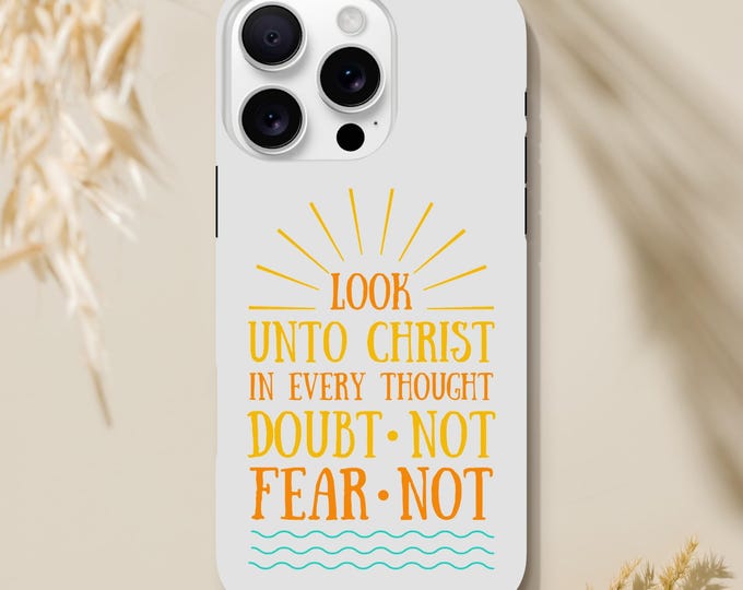 Look to Christ in Every Thought - iPhone Case - Youth Faith Design