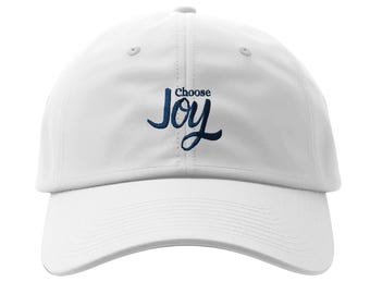 Choose Joy Cap - Inspirational Christian Hat - Motivational Apparel for Latter Day Saints