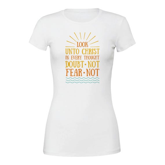 Look Unto Christ T-Shirt - Inspirational Christian Wear for Easter & Everyday Faith