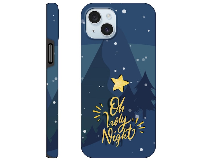 Oh Holy Night Phone Case - Christmas Party Outfit Accessory - Starry Night Design