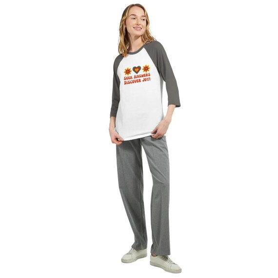 Seek Answers Discover Joy T-Shirt | Christian Inspirational Wear | Perfect for Youth Groups & Church Gatherings